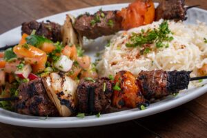 Beef Kabob Plate
